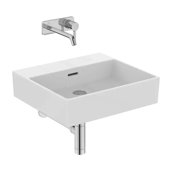 Lavoar suspendat Ideal Standard Atelier Extra alb lucios 50 cm cu orificiu preaplin [8]