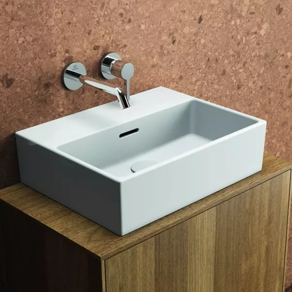 Lavoare pe perete - Lavoar suspendat Ideal Standard Atelier Extra alb lucios 60 cm cu orificiu preaplin