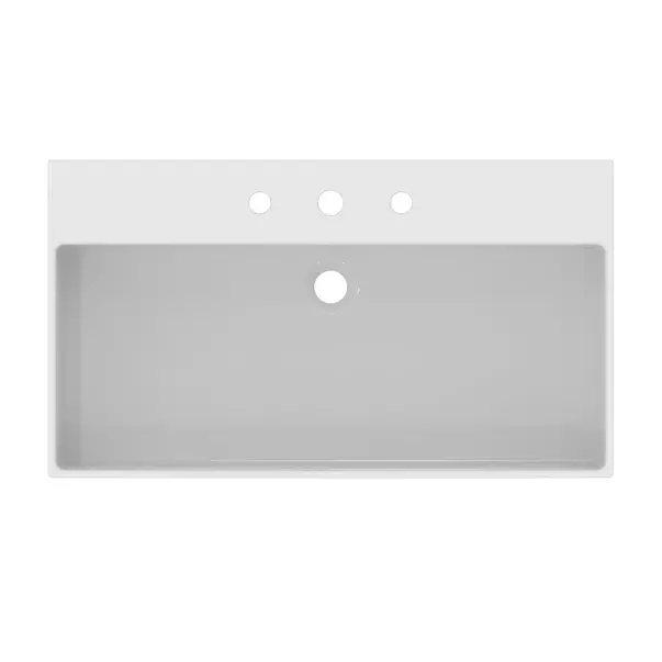 Lavoar suspendat Ideal Standard Atelier Extra alb lucios cu 3 orificii baterie si preaplin 80 cm [7]