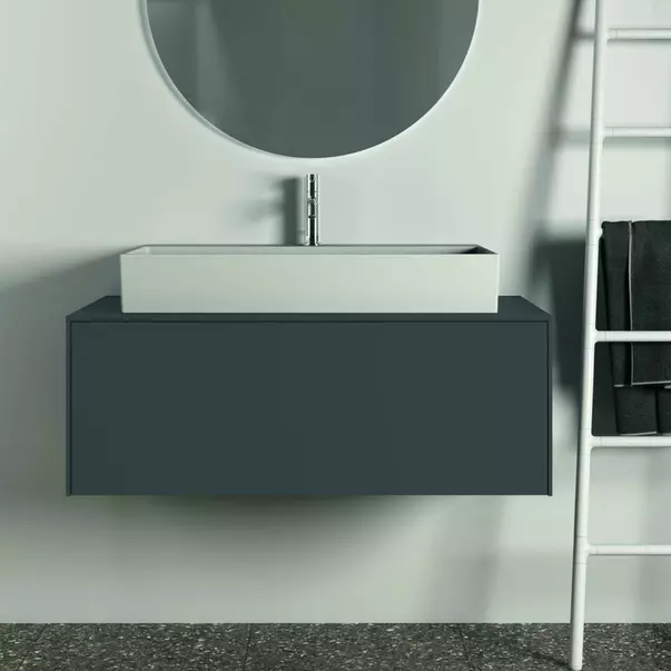 Lavoar suspendat Ideal Standard Atelier Extra alb lucios cu orificiu baterie si preaplin 80 cm [6]