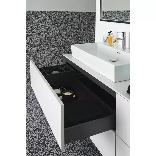Lavoar suspendat Ideal Standard Atelier Extra alb lucios cu orificiu baterie si preaplin 80 cm [7]