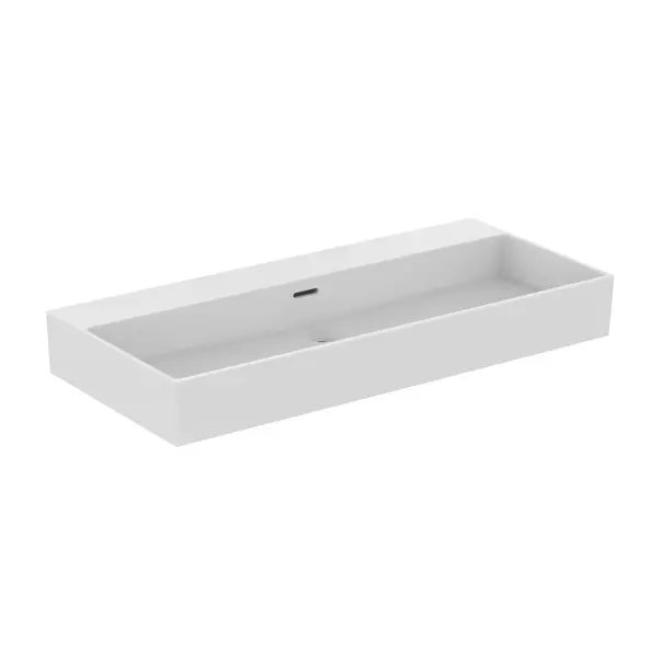 Lavoar suspendat Ideal Standard Atelier Extra alb lucios cu orificiu preaplin 100 cm [2]