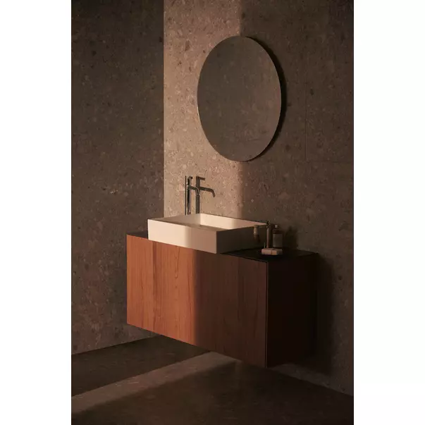 Lavoar suspendat Ideal Standard Atelier Extra alb mat cu orificiu baterie si preaplin 100 cm [4]