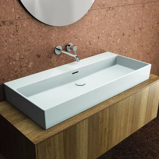 Lavoare - Lavoar suspendat Ideal Standard Atelier Extra alb lucios 100 cm cu orificiu preaplin