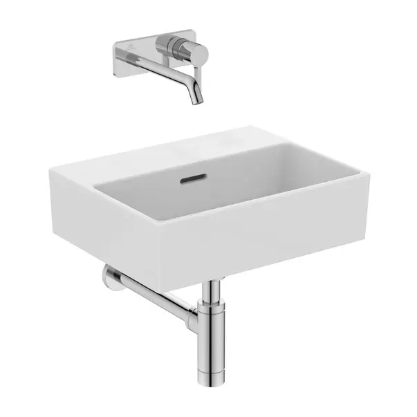 Lavoar suspendat Ideal Standard Atelier Extra alb lucios 45 cm cu orificiu preaplin [8]