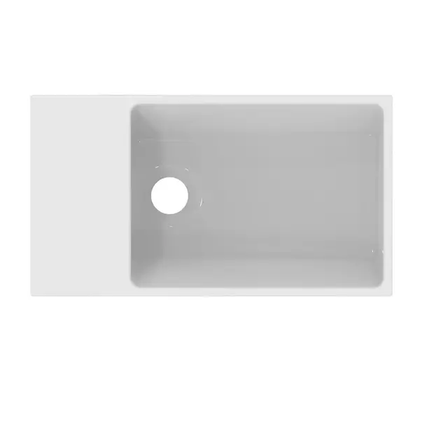 Lavoar suspendat Ideal Standard Atelier Extra 45 cm alb lucios cu orificiu preaplin stanga [7]