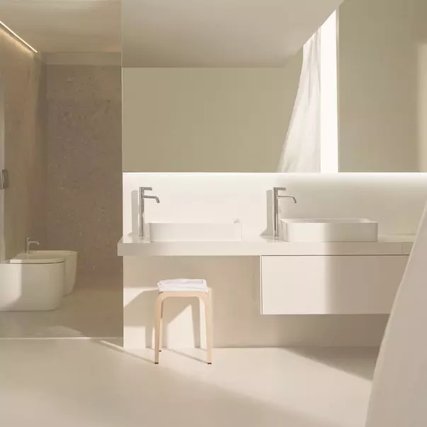 Mobilier Baie - Dulap baza suspendat Ideal Standard Atelier Conca alb mat 1 sertar 120 cm