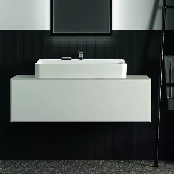 Dulap baza suspendat Ideal Standard Atelier Conca alb mat 1 sertar 120 cm [4]