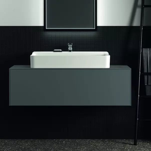 Dulap baza suspendat Ideal Standard Atelier Conca antracit mat 1 sertar 120 cm [3]