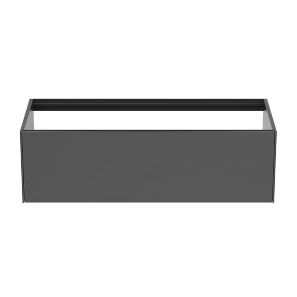 Dulap baza suspendat Ideal Standard Atelier Conca antracit mat 1 sertar 120 cm [5]