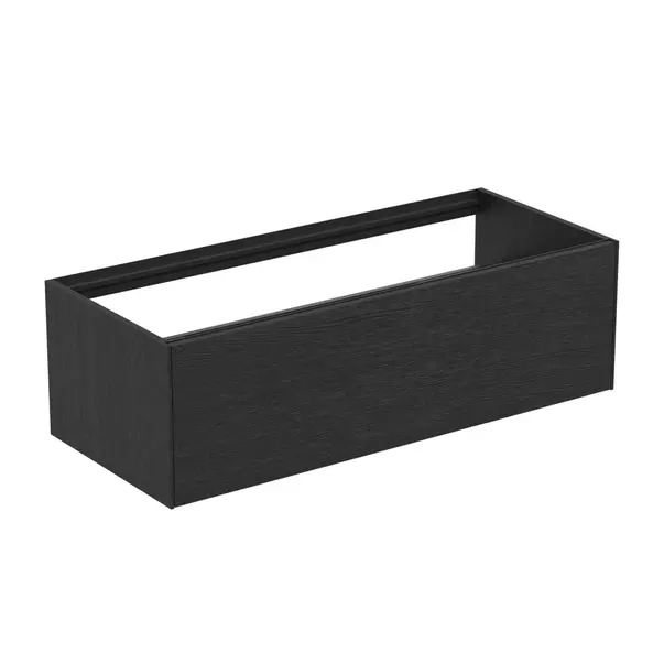 Dulap baza suspendat Ideal Standard Atelier Conca finisaj stejar inchis 1 sertar 120 cm [2]