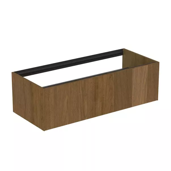  Dulapuri baie - Dulap baza suspendat Ideal Standard Atelier Conca finisaj nuc inchis 1 sertar 120 cm