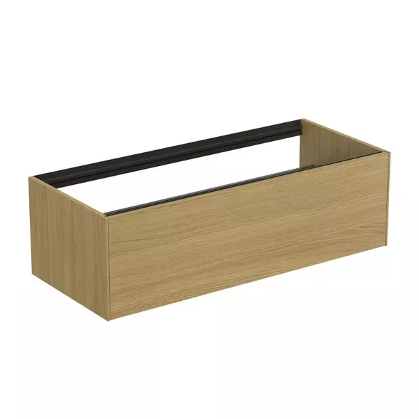  Dulapuri baie - Dulap baza suspendat Ideal Standard Atelier Conca finisaj stejar deschis 1 sertar 120 cm