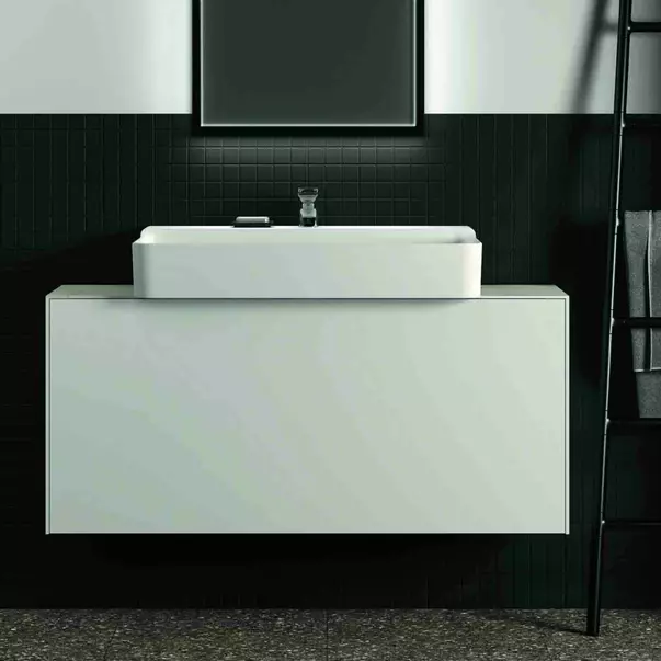 Dulap baza suspendat Ideal Standard Atelier Conca 1 sertar 120 cm alb mat [3]