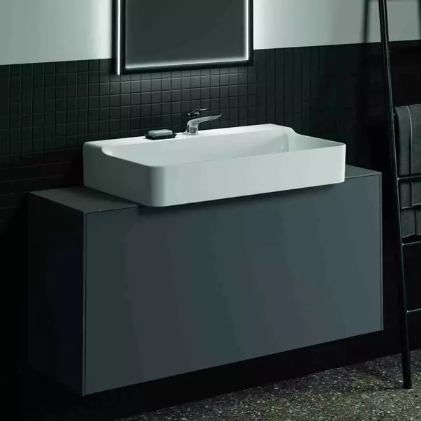  Dulapuri baie - Dulap baza suspendat Ideal Standard Atelier Conca 1 sertar 120 cm antracit mat