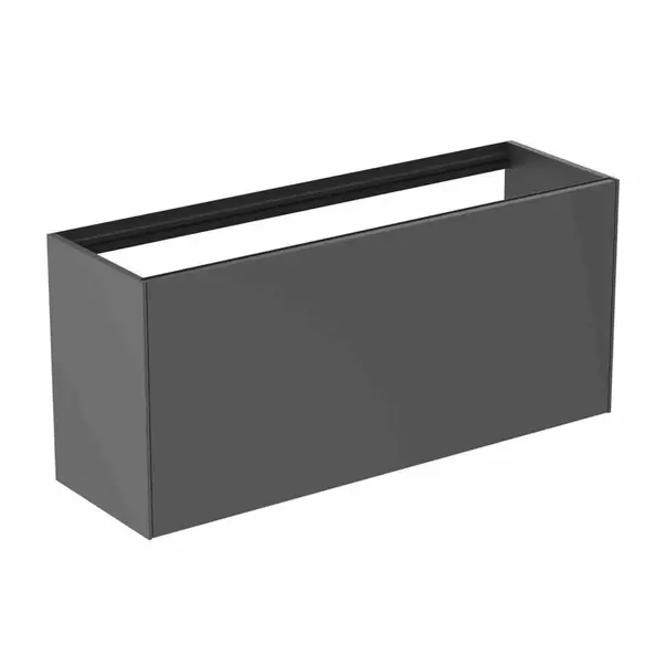 Dulap baza suspendat Ideal Standard Atelier Conca 1 sertar 120 cm antracit mat [2]