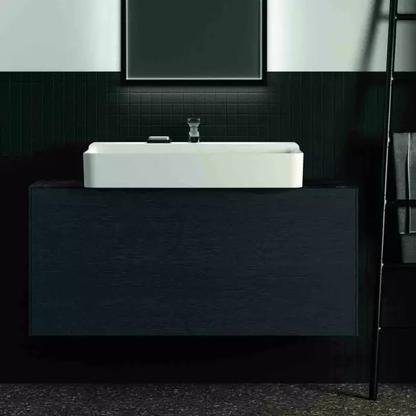 Dulap baza suspendat Ideal Standard Atelier Conca 1 sertar 120 cm finisaj stejar inchis [3]