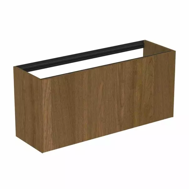 Dulap baza suspendat Ideal Standard Atelier Conca 1 sertar 120 cm finisaj nuc inchis [2]