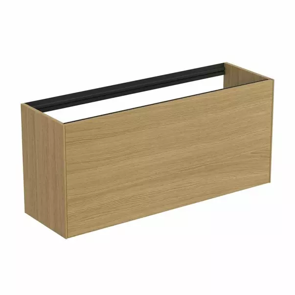  Dulapuri baie - Dulap baza suspendat Ideal Standard Atelier Conca 1 sertar 120 cm finisaj stejar deschis