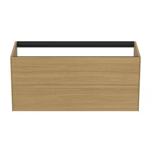Dulap baza suspendat Ideal Standard Atelier Conca finisaj stejar deschis 2 sertare 120 cm [5]