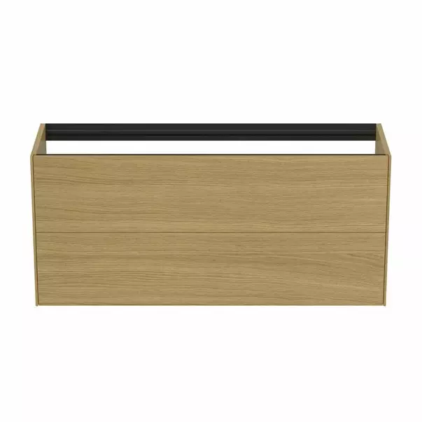 Dulap baza suspendat Ideal Standard Atelier Conca 2 sertare 120 cm finisaj stejar deschis [5]