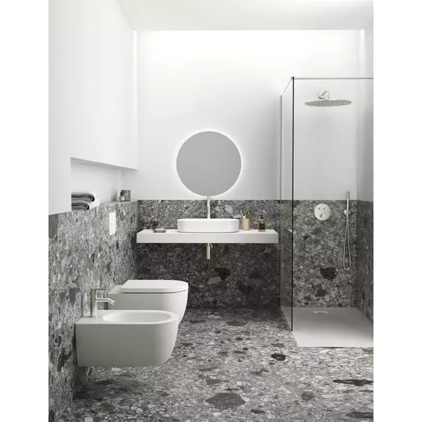 Blat pentru lavoar Ideal Standard Atelier Conca fara decupaj alb mat 120 cm [10]