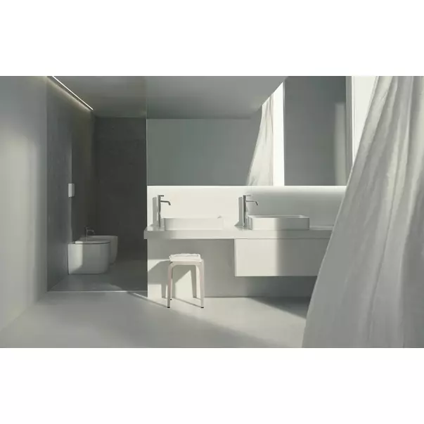 Blat pentru lavoar Ideal Standard Atelier Conca fara decupaj alb mat 120 cm [6]