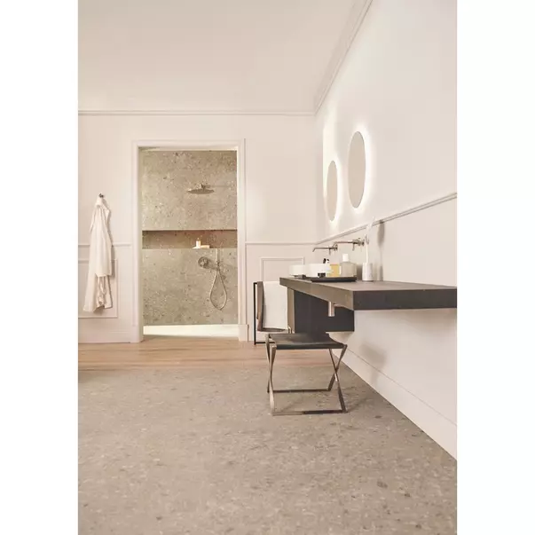 Blat pentru lavoar Ideal Standard Atelier Conca fara decupaj finisaj stejar inchis 120 cm [6]