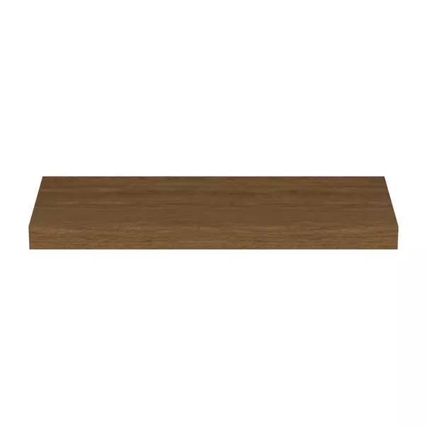 Blat pentru lavoar Ideal Standard Atelier Conca fara decupaj finisaj nuc inchis 120 cm [3]