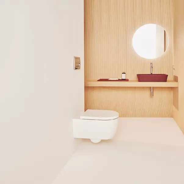 Blat pentru lavoar Ideal Standard Atelier Conca fara decupaj finisaj stejar deschis 180 cm [3]