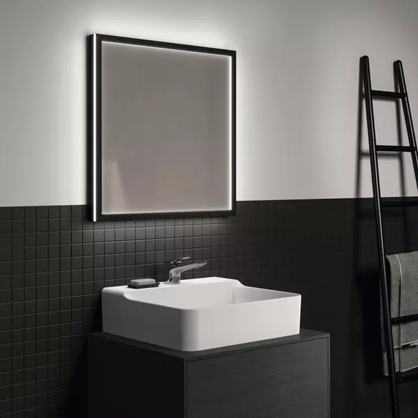 Oglinzi cu iluminare - Oglinda cu iluminare LED Ideal Standard Atelier Conca patrata 60 cm