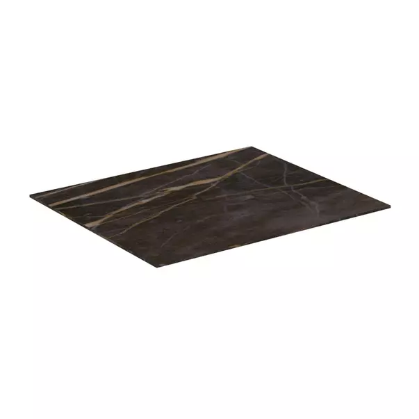 Mobilier Baie - Blat ceramic pentru lavoar Ideal Standard Atelier Conca 60 cm finisaj negru marmura
