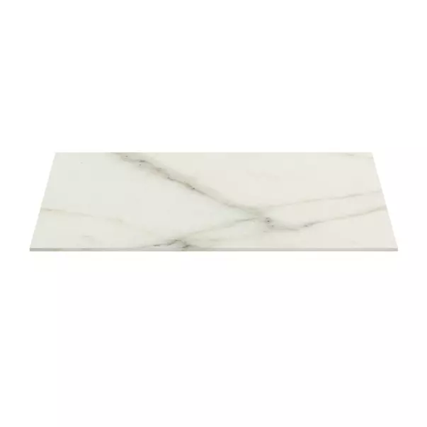 Blat ceramic pentru lavoar Ideal Standard Atelier Conca 60 cm finisaj alb marmura [9]