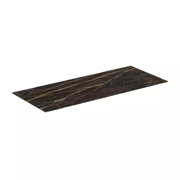 Blat ceramic pentru lavoar Ideal Standard Atelier Conca 120 cm finisaj negru marmura [2]