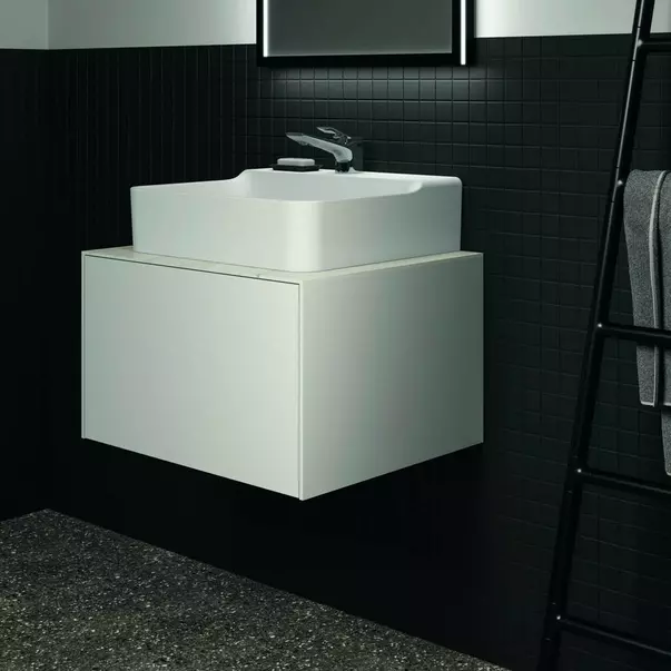 Dulap baza suspendat Ideal Standard Atelier Conca alb mat 1 sertar 60 cm [7]