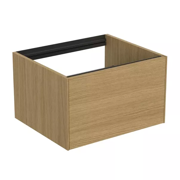  Dulapuri baie - Dulap baza suspendat Ideal Standard Atelier Conca finisaj stejar deschis 1 sertar 60 cm