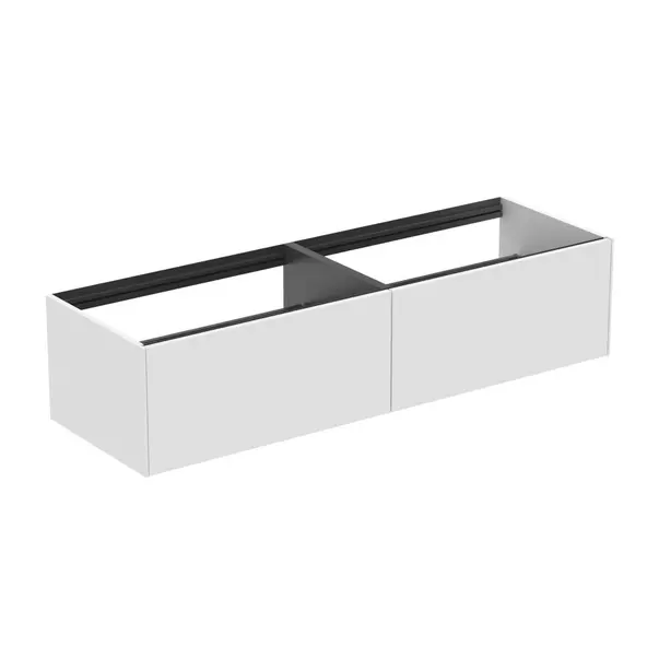 Mobilier Baie - Dulap baza suspendat Ideal Standard Atelier Conca alb mat 2 sertare 160 cm