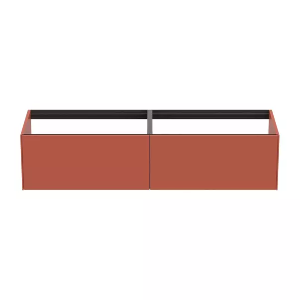 Dulap baza suspendat Ideal Standard Atelier Conca rosu - oranj mat 2 sertare 160 cm [9]