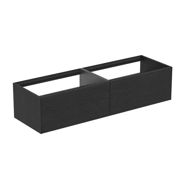  Dulapuri baie - Dulap baza suspendat Ideal Standard Atelier Conca finisaj stejar inchis 2 sertare 160 cm