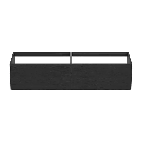 Dulap baza suspendat Ideal Standard Atelier Conca finisaj stejar inchis 2 sertare 160 cm [5]