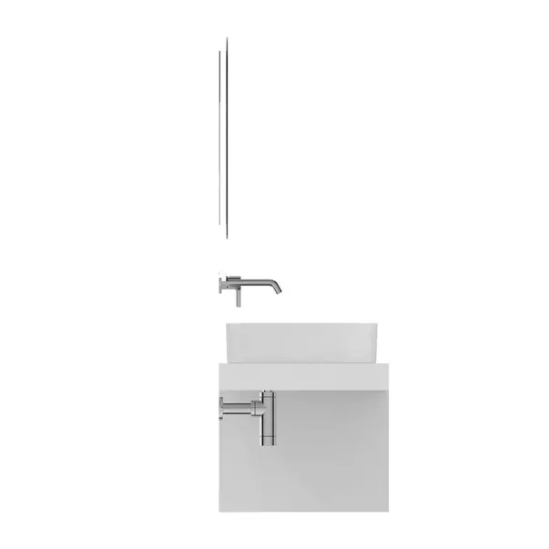 Dulap baza suspendat Ideal Standard Atelier Conca alb mat 1 sertar 80 cm [7]