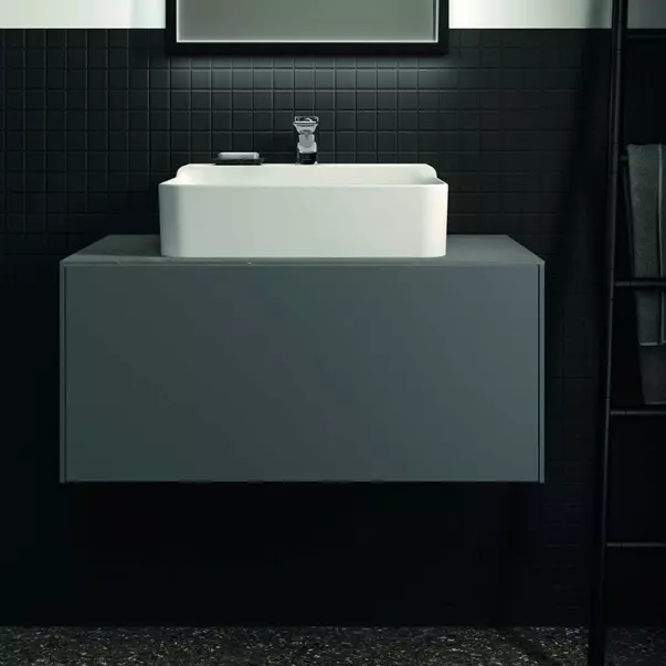 Dulap baza suspendat Ideal Standard Atelier Conca antracit mat 1 sertar 80 cm [5]