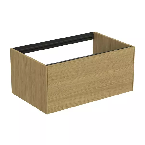  Dulapuri baie - Dulap baza suspendat Ideal Standard Atelier Conca finisaj stejar deschis 1 sertar 80 cm