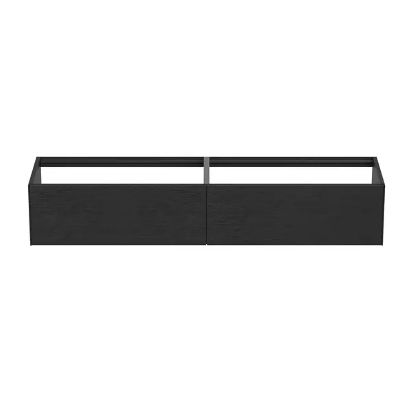 Dulap baza suspendat Ideal Standard Atelier Conca finisaj stejar inchis 2 sertare 200 cm [3]