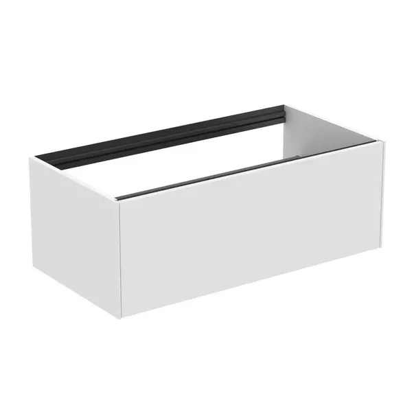 Mobilier Baie - Dulap baza suspendat Ideal Standard Atelier Conca alb mat 1 sertar 100 cm