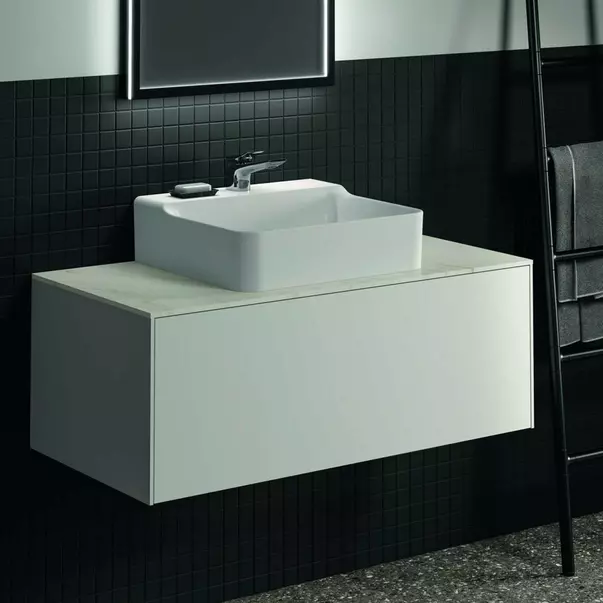 Dulap baza suspendat Ideal Standard Atelier Conca alb mat 1 sertar 100 cm [3]