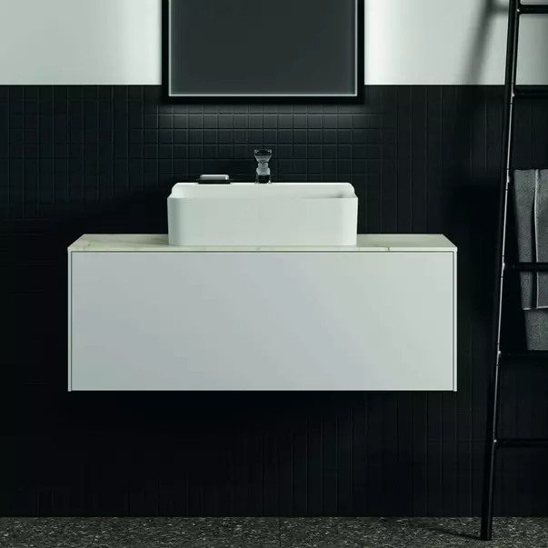 Dulap baza suspendat Ideal Standard Atelier Conca alb mat 1 sertar 100 cm [5]