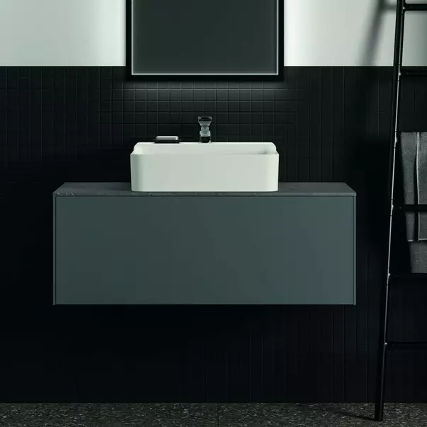 Dulap baza suspendat Ideal Standard Atelier Conca antracit mat 1 sertar 100 cm [8]