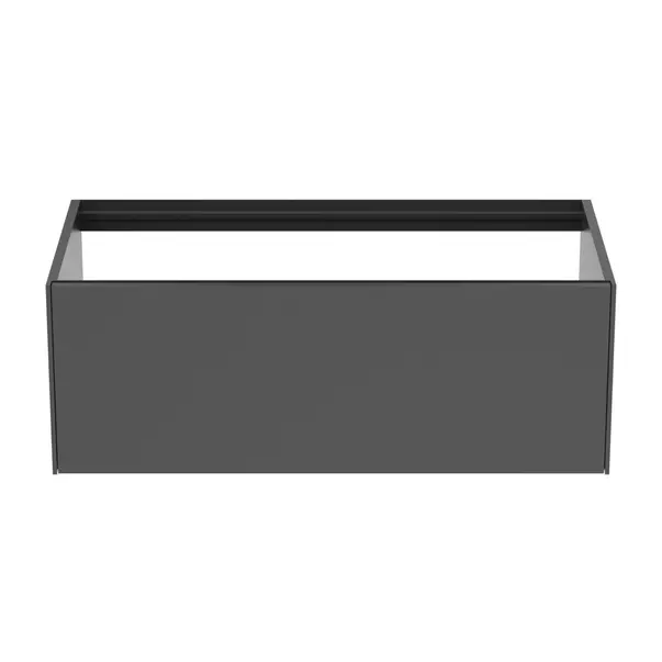Dulap baza suspendat Ideal Standard Atelier Conca antracit mat 1 sertar 100 cm [9]