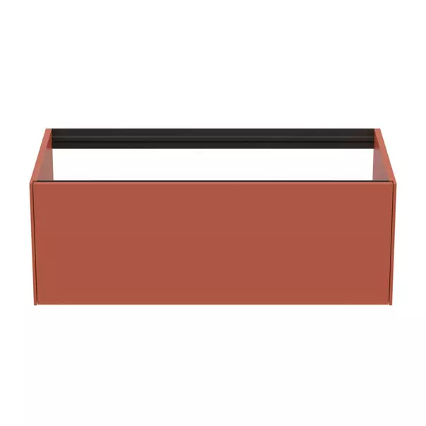 Dulap baza suspendat Ideal Standard Atelier Conca rosu - oranj mat 1 sertar 100 cm [4]